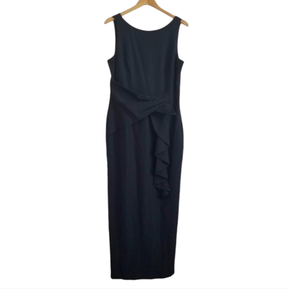 NWOT Marina Navy Elegant Sleeveless Dress Size 10